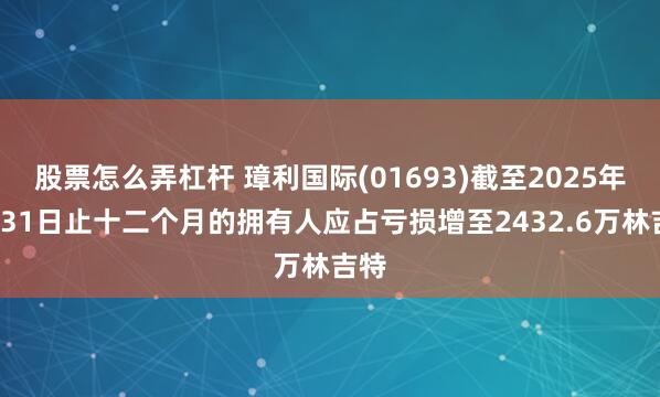 股票怎么弄杠杆 璋利国际(01693)截至2025年3月31日止十二个月的拥有人应占亏损增至2432.6万林吉特